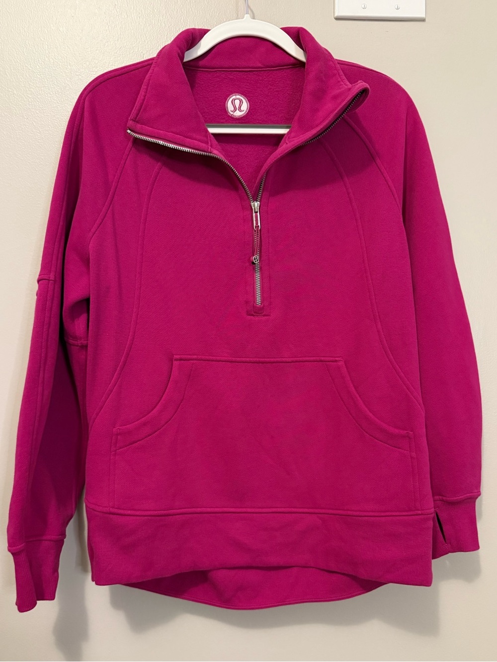 Lululemon Scuba Oversized Funnel-Neck Half Zip *Long | Ripened Raspberry - Picture 3 of 7